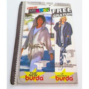 Pattern Burda 0002 Sewing Pattern for Misses Jacket Parka  Size 10 12 14 16 18 2